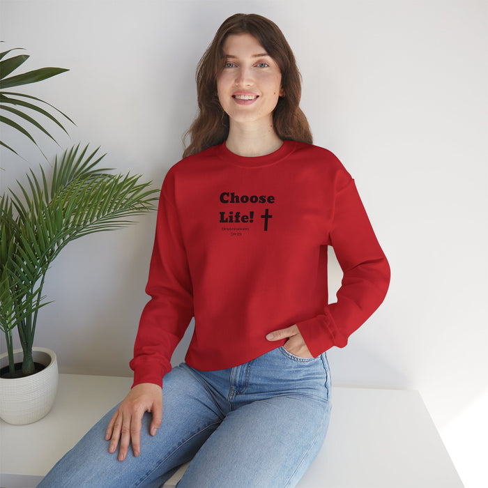 Choose Life 2.0 Men Unisex Heavy Blend™ Crewneck Sweatshirt