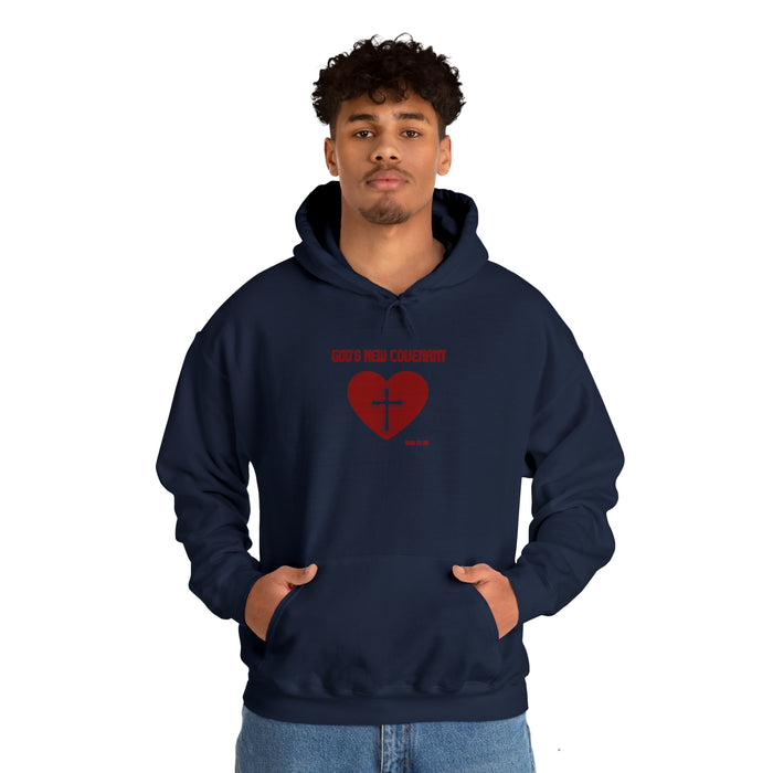 God’s New Covenant Unisex Heavyblend Hooded Sweatshirt