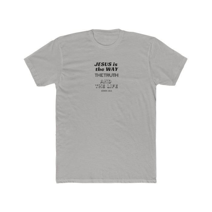 Jesus is the Way Men's Cotton Crew Tee