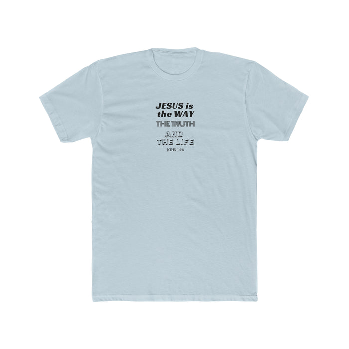 Jesus is the Way Men's Cotton Crew Tee