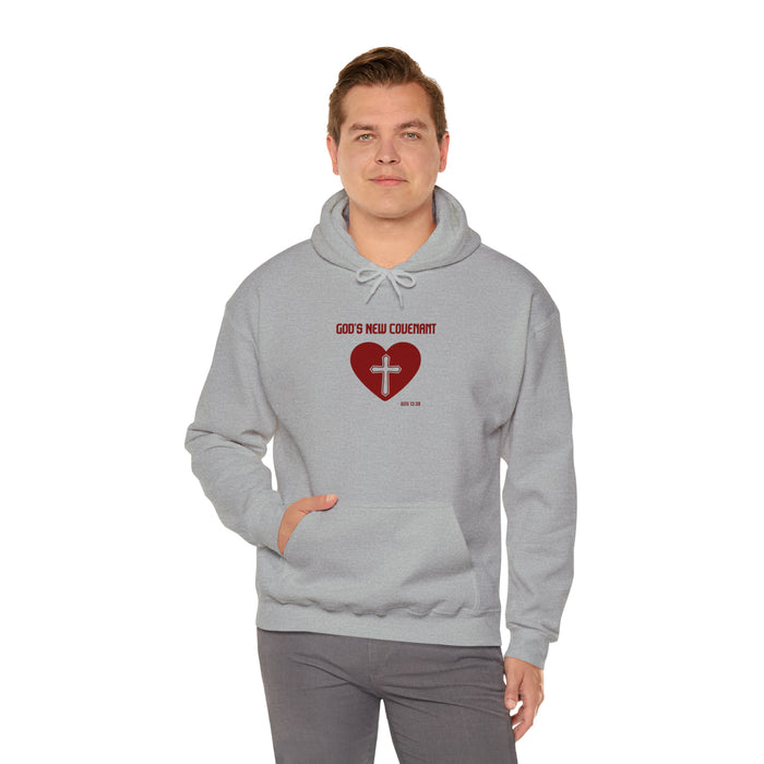 God’s New Covenant Unisex Heavyblend Hooded Sweatshirt