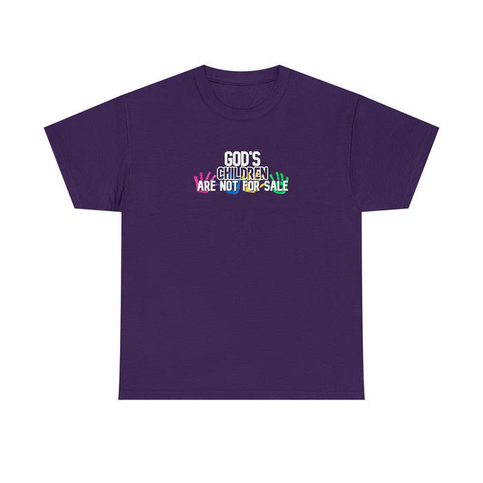 God’s Children are Not For Sale Women’s Unisex Heavy Cotton Tee