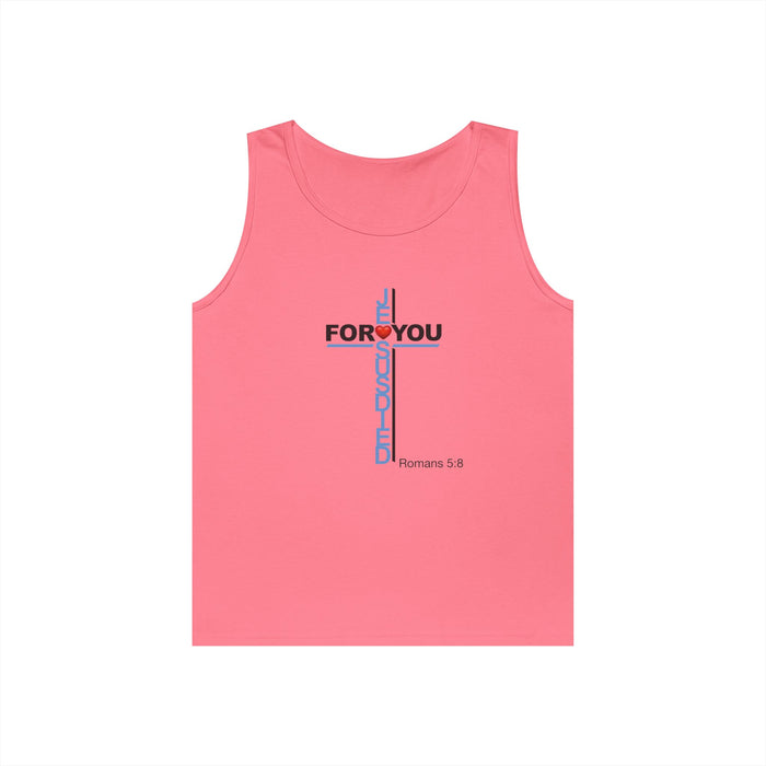 Jesus Died For You Men’s Unisex Heavy Cotton Tank Top
