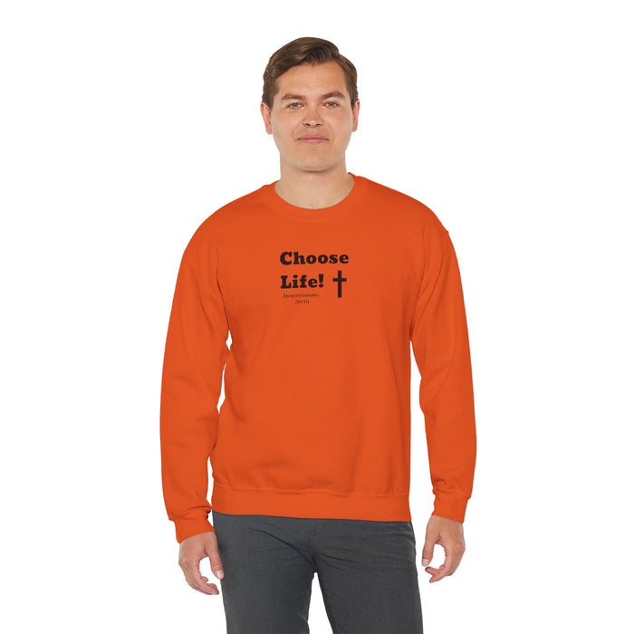 Choose Life 2.0 Men Unisex Heavy Blend™ Crewneck Sweatshirt