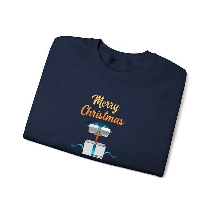 Merry Christmas Women Unisex Heavy Blend™ Crewneck Sweatshirt