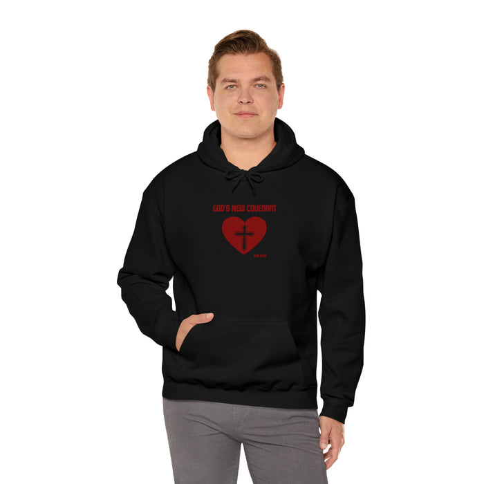 God’s New Covenant Unisex Heavyblend Hooded Sweatshirt