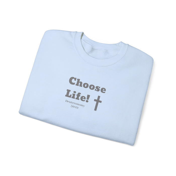 Choose Life 2.0 Men Unisex Heavy Blend™ Crewneck Sweatshirt