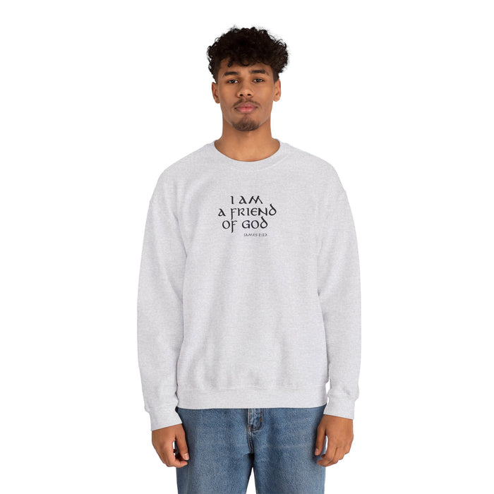 I Am A Friend Of God Men Unisex Heavy Blend™ Crewneck Sweatshirt