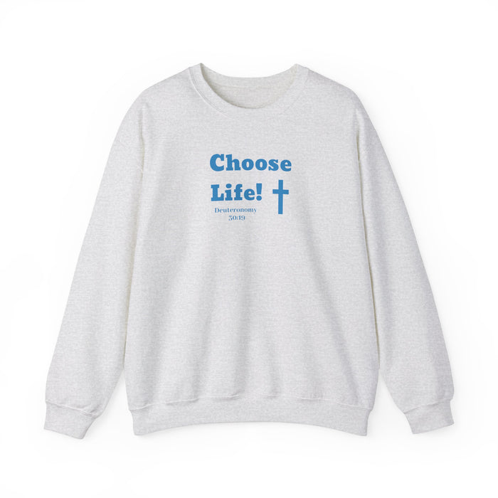 Choose Life 2.0 Men Unisex Heavy Blend™ Crewneck Sweatshirt