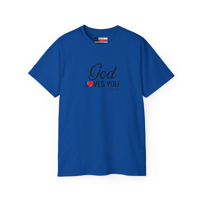 God Loves You Women's Unisex Ultra Cotton Tee