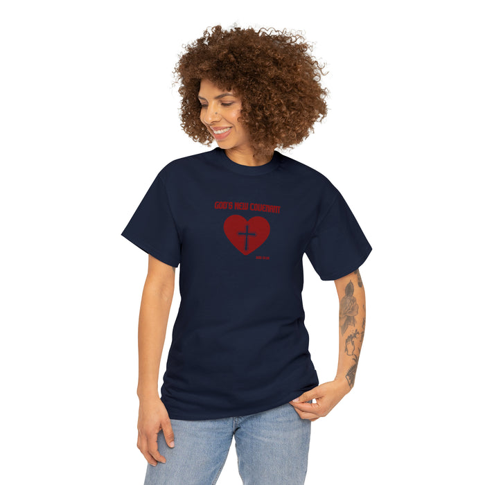 God’s New Covenant Women’s Unisex Heavy Cotton Tee