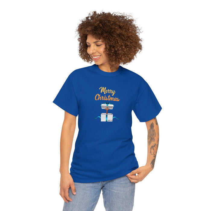 Merry Christmas Women Unisex Heavy Cotton Tee