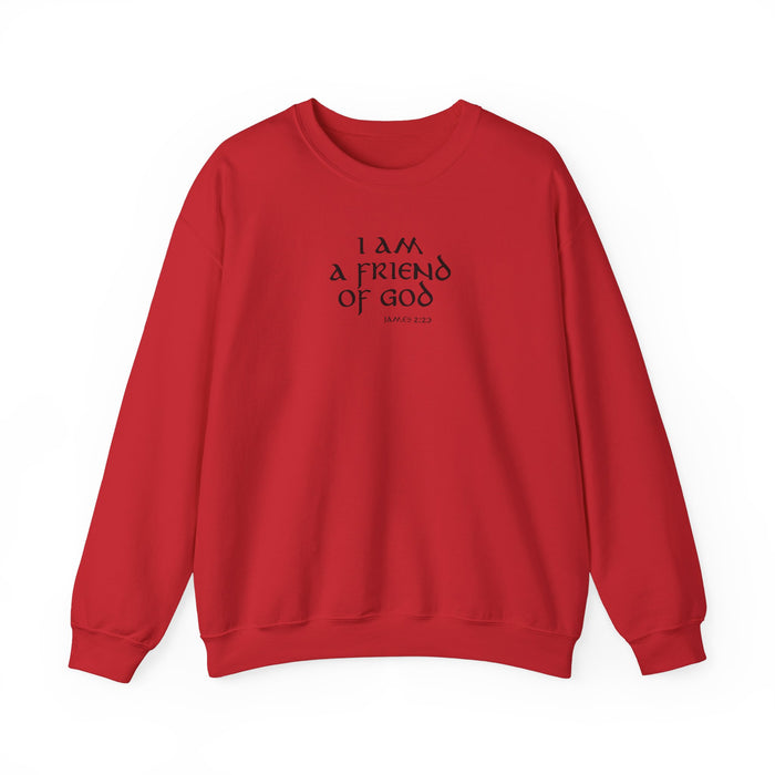 I Am A Friend Of God Women Unisex Heavy Blend™ Crewneck Sweatshirt