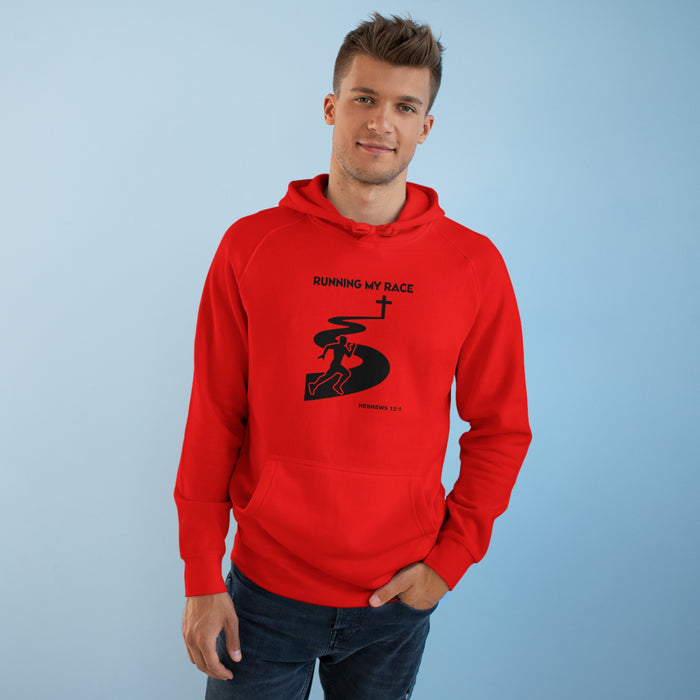 Running My Race Men's Unisex Supply Hoodie