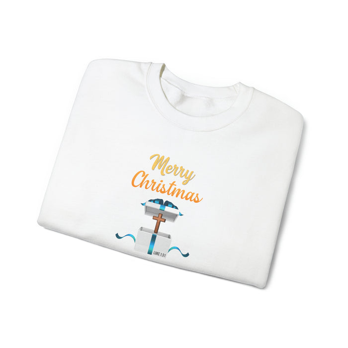 Merry Christmas Women Unisex Heavy Blend™ Crewneck Sweatshirt