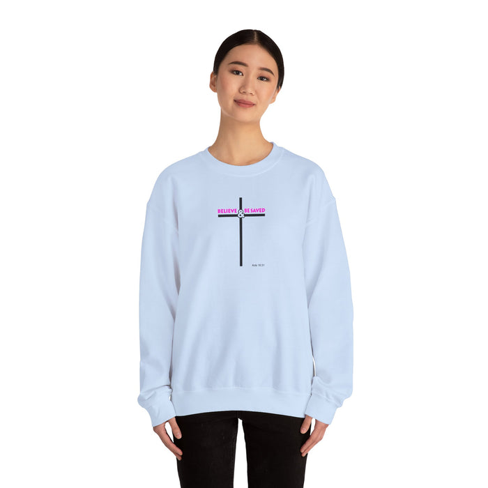 Believe & Be Saved 2.0 Women Unisex Heavy Blend™ Crewneck Sweatshirt