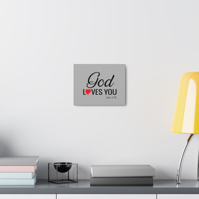 God Loves You Canvas Gallery Wraps