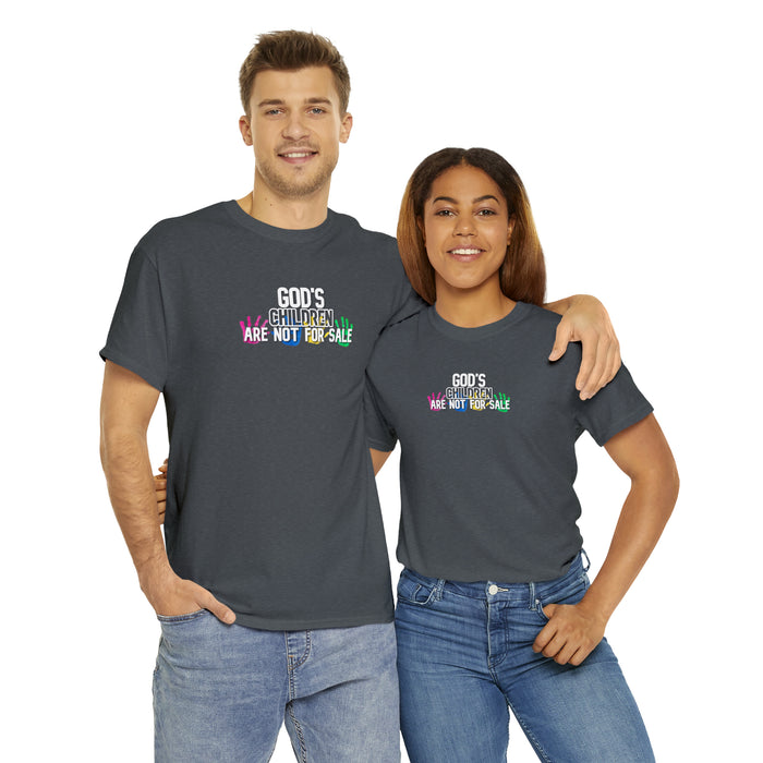 God’s Children are Not For Sale Women’s Unisex Heavy Cotton Tee