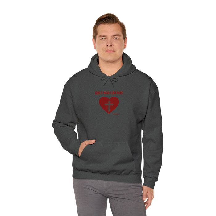 God’s New Covenant Unisex Heavyblend Hooded Sweatshirt