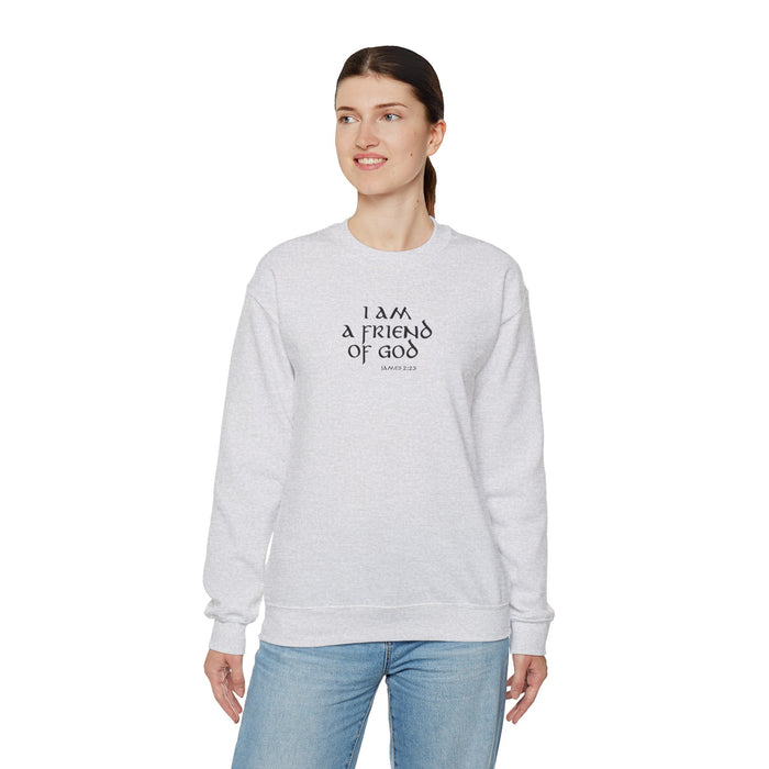 I Am A Friend Of God Men Unisex Heavy Blend™ Crewneck Sweatshirt