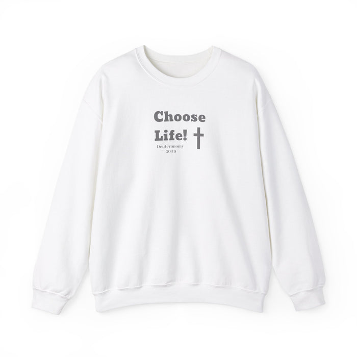 Choose Life 2.0 Men Unisex Heavy Blend™ Crewneck Sweatshirt