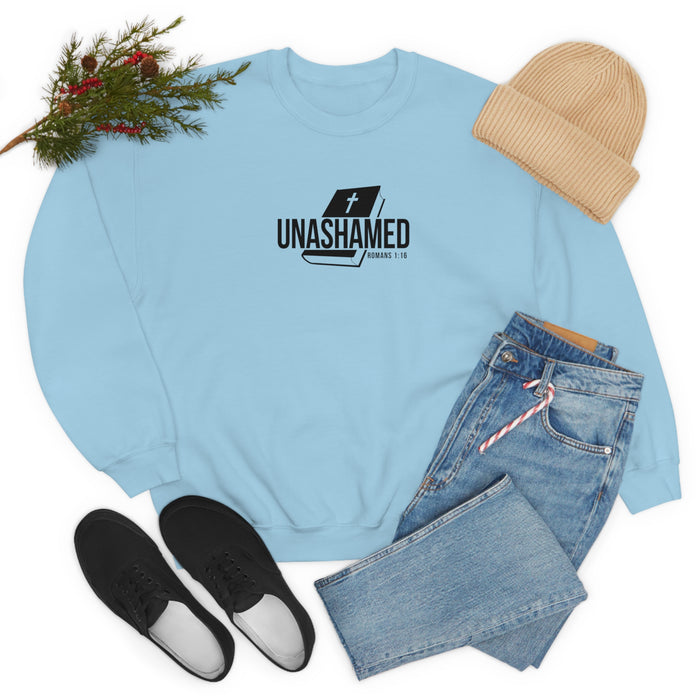 Unashamed Men’s Unisex Heavy Blend™ Crewneck Sweatshirt