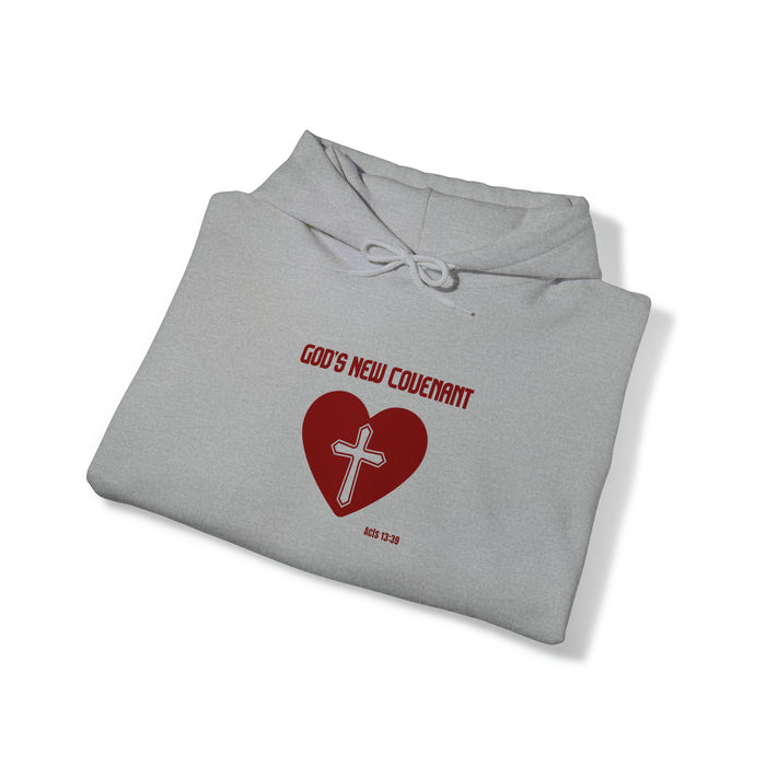 God’s New Covenant Unisex Heavyblend Hooded Sweatshirt