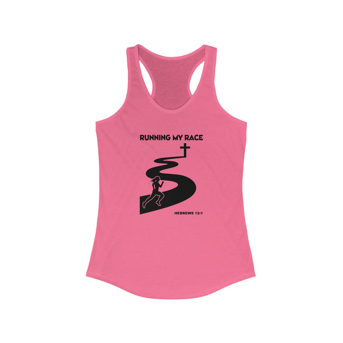 Running My Race Women's Racerback Tank