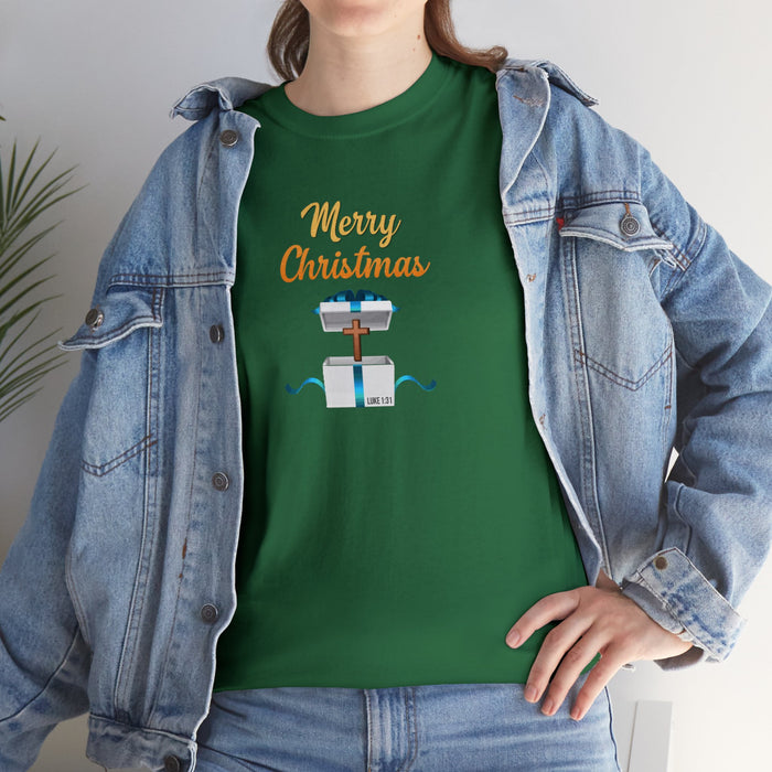 Merry Christmas Women Unisex Heavy Cotton Tee