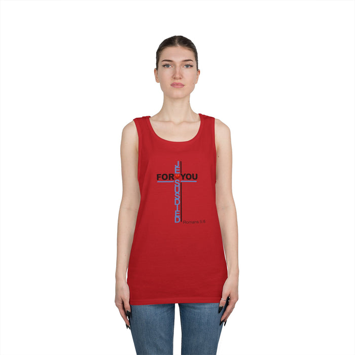 Jesus Died For You Men’s Unisex Heavy Cotton Tank Top
