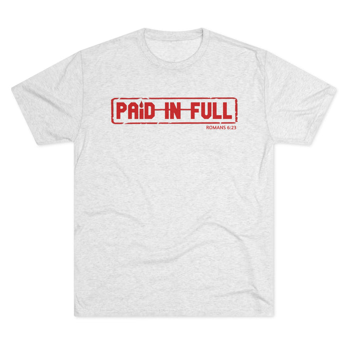 Paid In Full T‑Shirt — Christian Faith Romans 6:23 Tee
