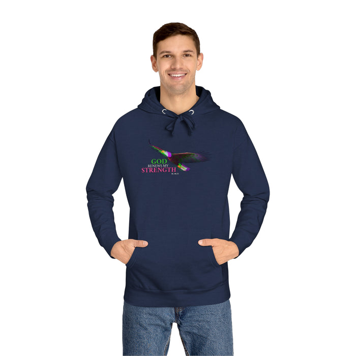 God Renews My Strength Women’s Unisex Fleece Hoodie