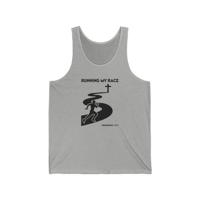 Running My Race Men’s Unisex Jersey Tank