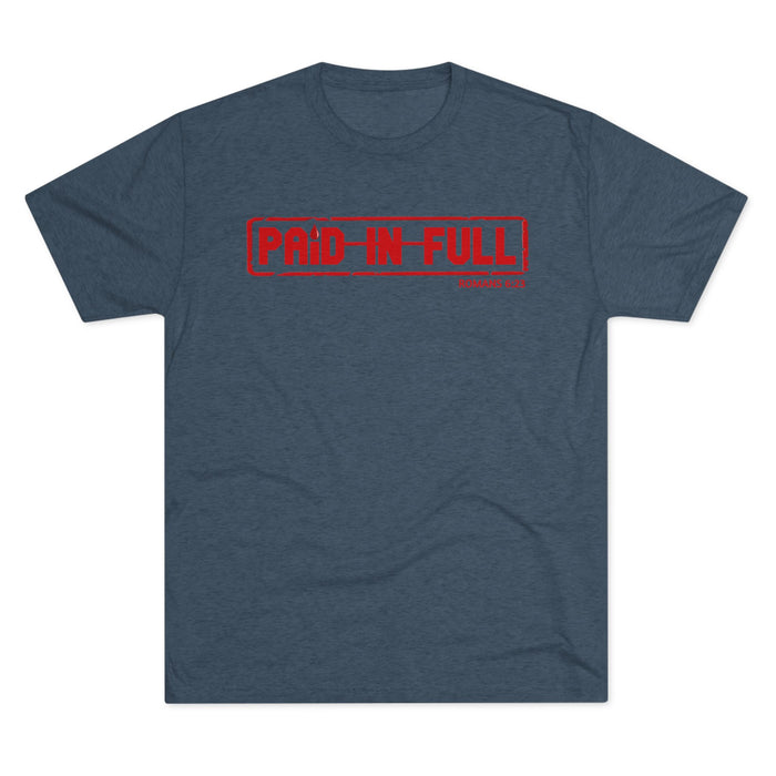 Paid In Full T‑Shirt — Christian Faith Romans 6:23 Tee