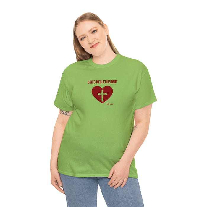 God’s New Covenant Women’s Unisex Heavy Cotton Tee