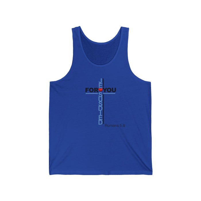 Jesus Died for You Men's Unisex Jersey Tank