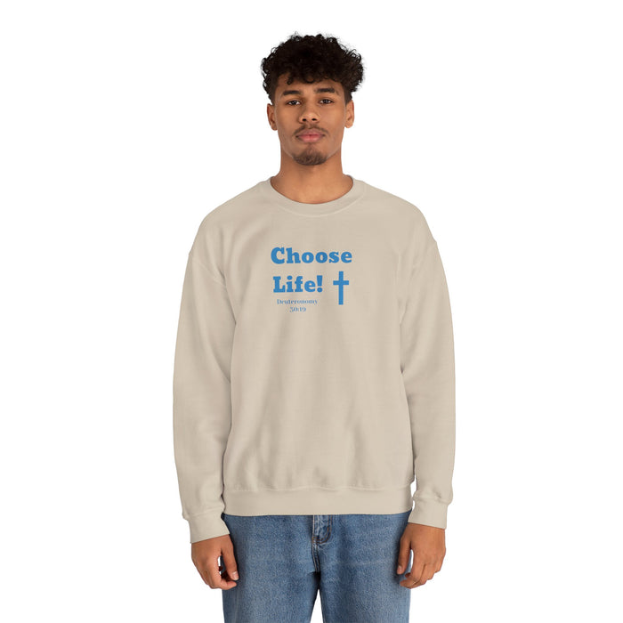 Choose Life 2.0 Men Unisex Heavy Blend™ Crewneck Sweatshirt