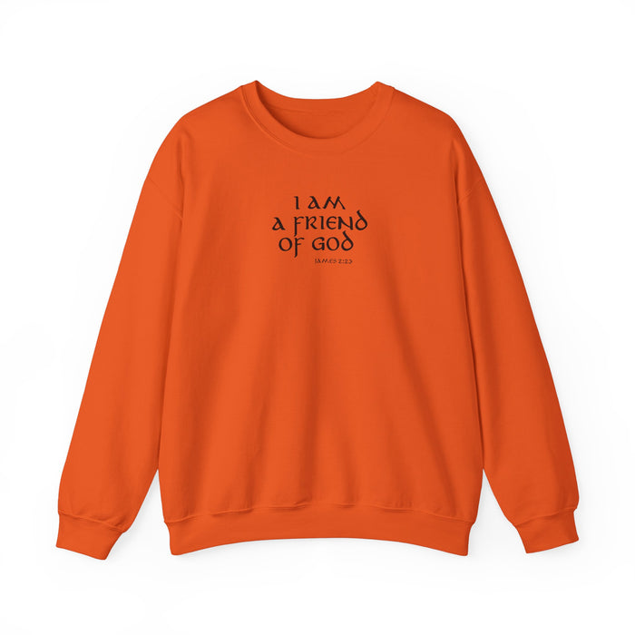 I Am A Friend Of God Men Unisex Heavy Blend™ Crewneck Sweatshirt