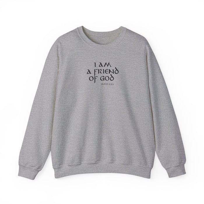 I Am A Friend Of God Women Unisex Heavy Blend™ Crewneck Sweatshirt