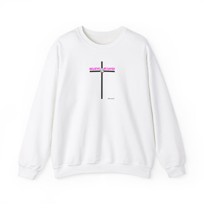 Believe & Be Saved 2.0 Women Unisex Heavy Blend™ Crewneck Sweatshirt