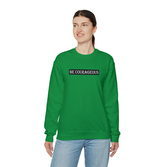 Be Courageous Men Unisex Heavy Blend™ Crewneck Sweatshirt