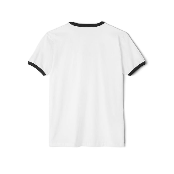 Freedom Ringer T-Shirt — Vintage Military Camo Text Tee