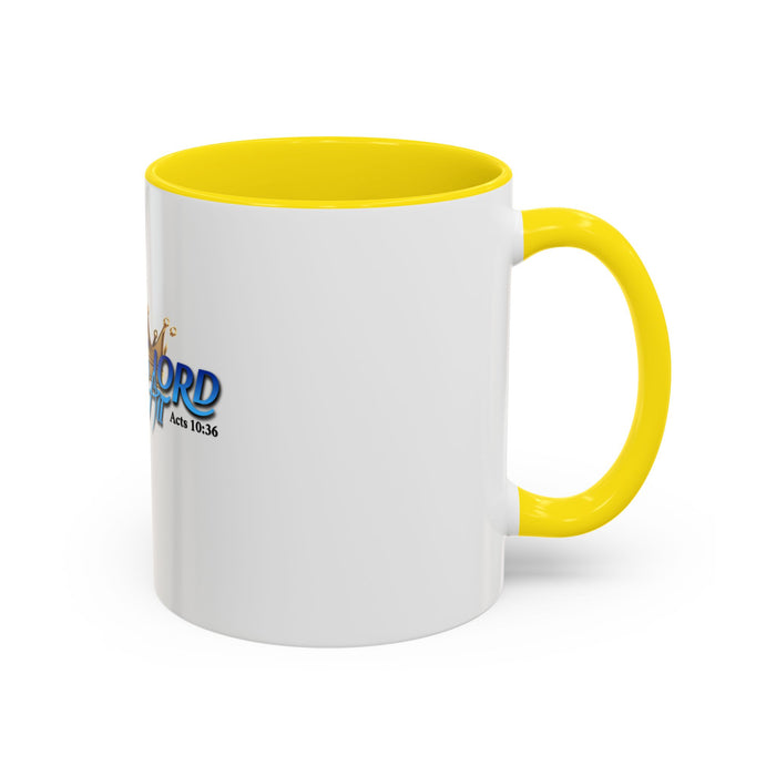 Jesus is Lord Over All Accent Coffee Mug (11 oz)