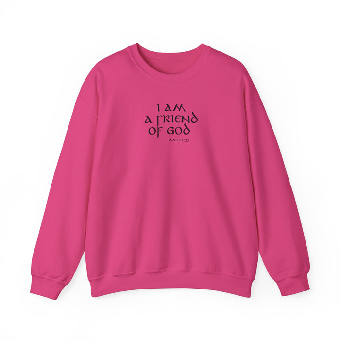 I Am A Friend Of God Women Unisex Heavy Blend™ Crewneck Sweatshirt