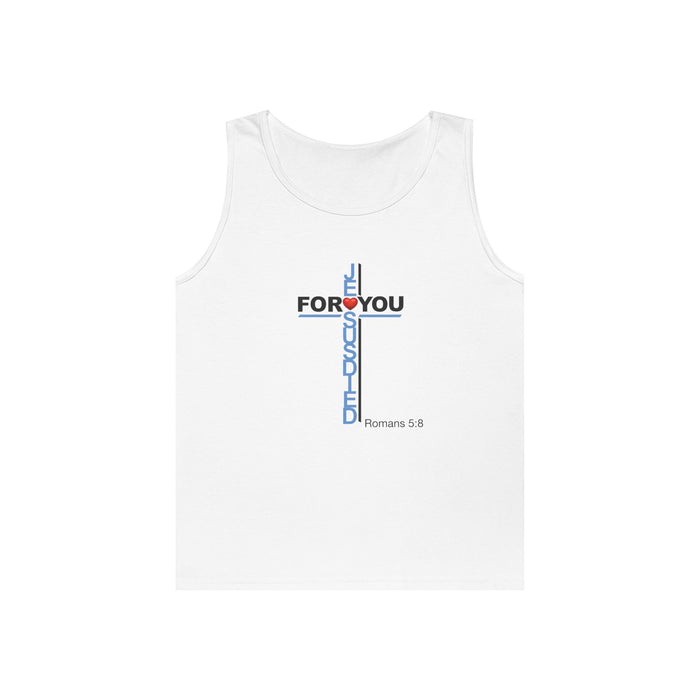 Jesus Died For You Men’s Unisex Heavy Cotton Tank Top