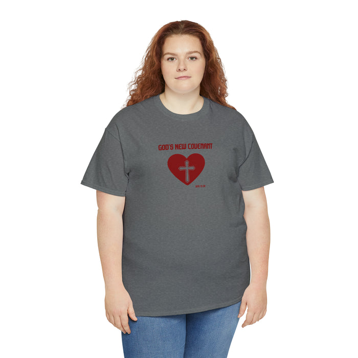 God’s New Covenant Women’s Unisex Heavy Cotton Tee