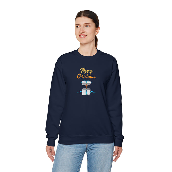 Merry Christmas Women Unisex Heavy Blend™ Crewneck Sweatshirt