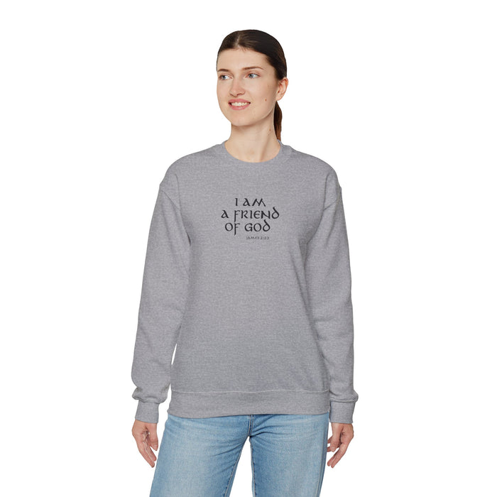 I Am A Friend Of God Men Unisex Heavy Blend™ Crewneck Sweatshirt