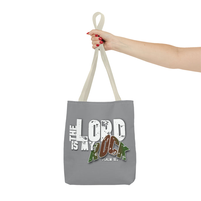 The LORD is My Rock Tote Bag (AOP)