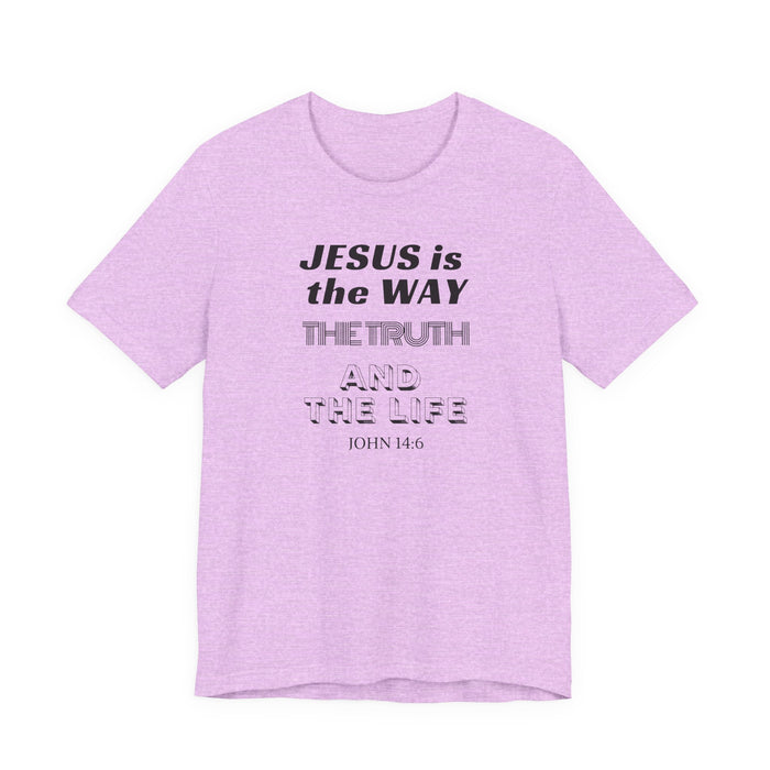 Jesus Is The Way Tee — John 14:6 Christian Faith T‑Shirt